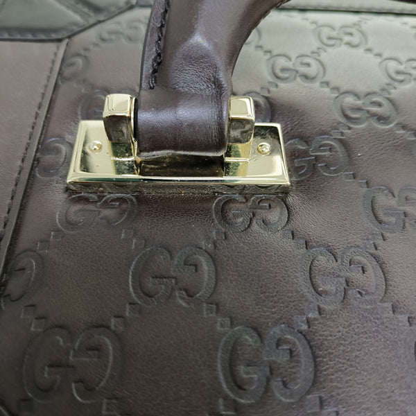 Padlock Small Monogram Calfskin Brown