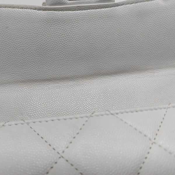 Quilted Calfskin White