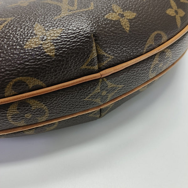 CROISSANT PM Monogram Coated Canvas Brown