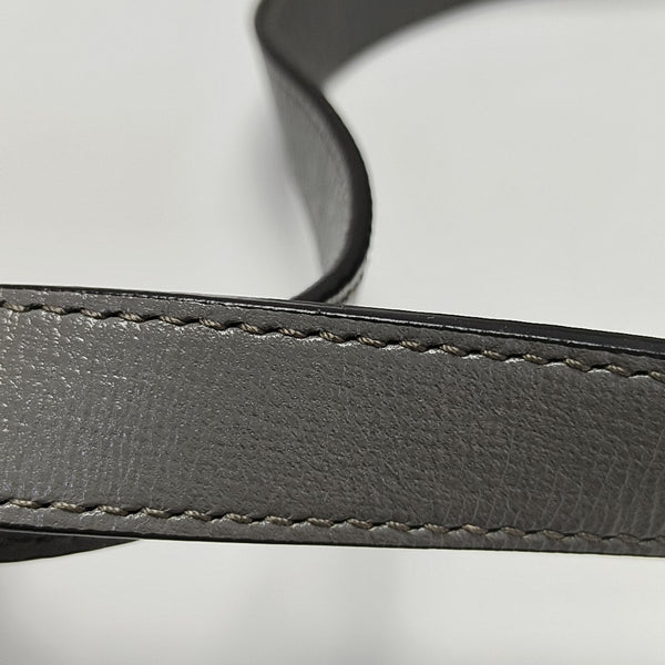 GG Ring Medium Calfskin Gray