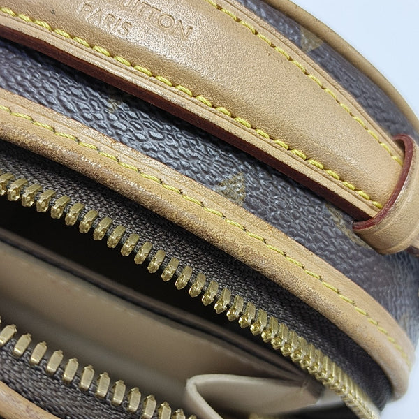 BOITE CHAPEAU Mini Monogram Coated Canvas Brown
