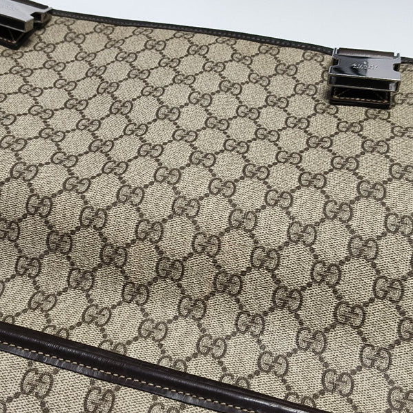 GG Messenger Monogram Coated Canvas Black