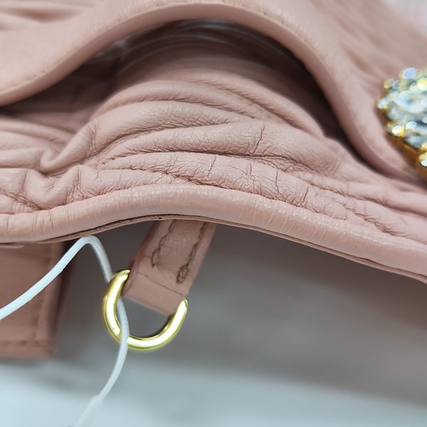 My Miu Quilted Lambskin Pink