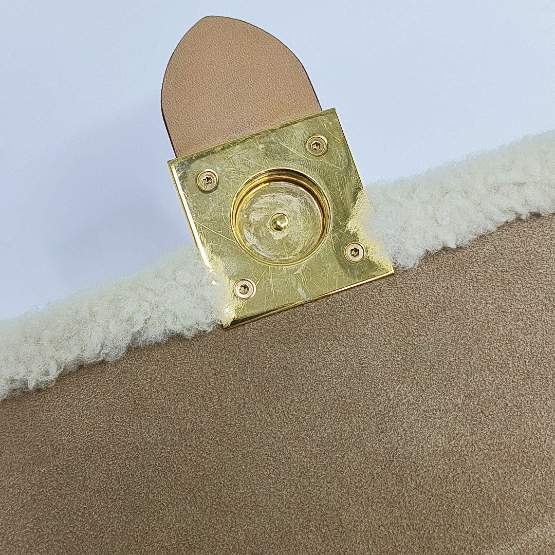 LOCKY BB Monogram Coated Canvas Brown