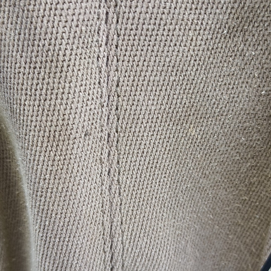 Cushion Small Canvas Brown