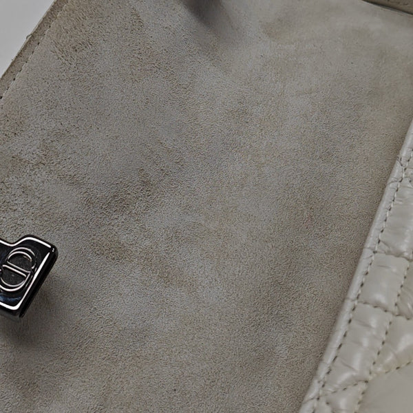 Diorcamp Small Cannage Calfskin White