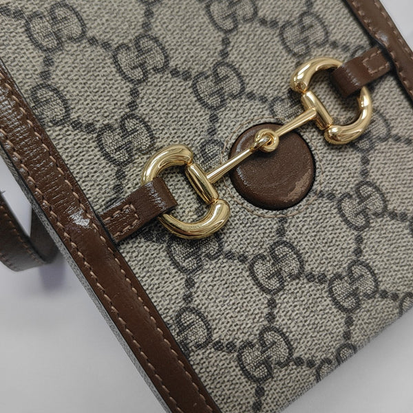 Horsebit 1955 Mini Coated Canvas Beige