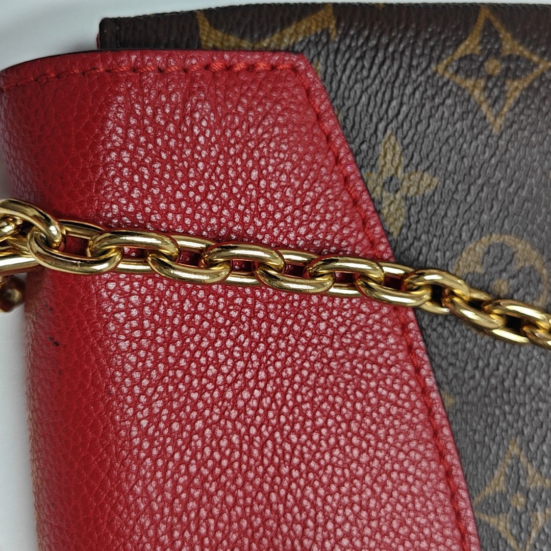 SAINT PLACIDE Monogram Coated Canvas Brown