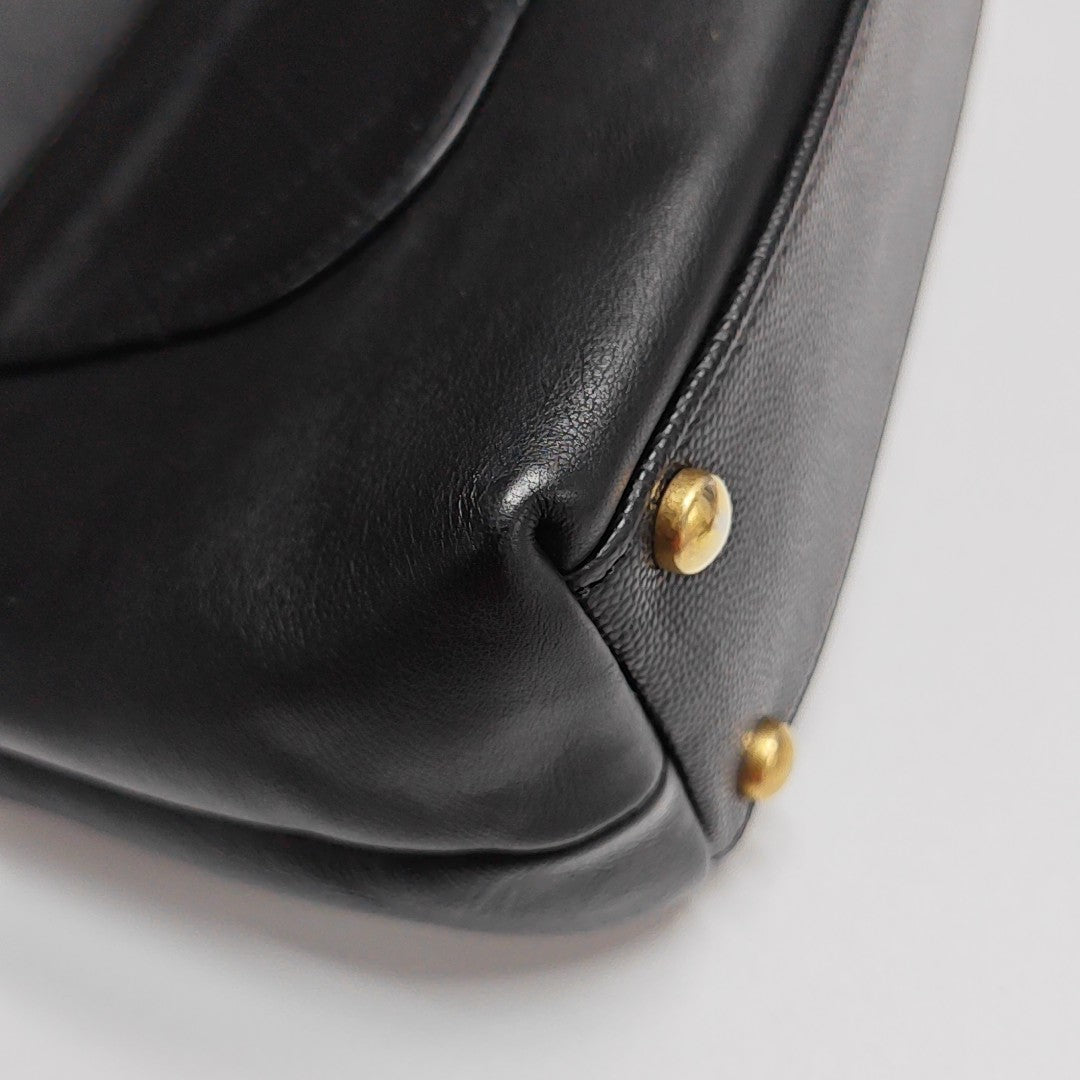 Quilted Calfskin Black