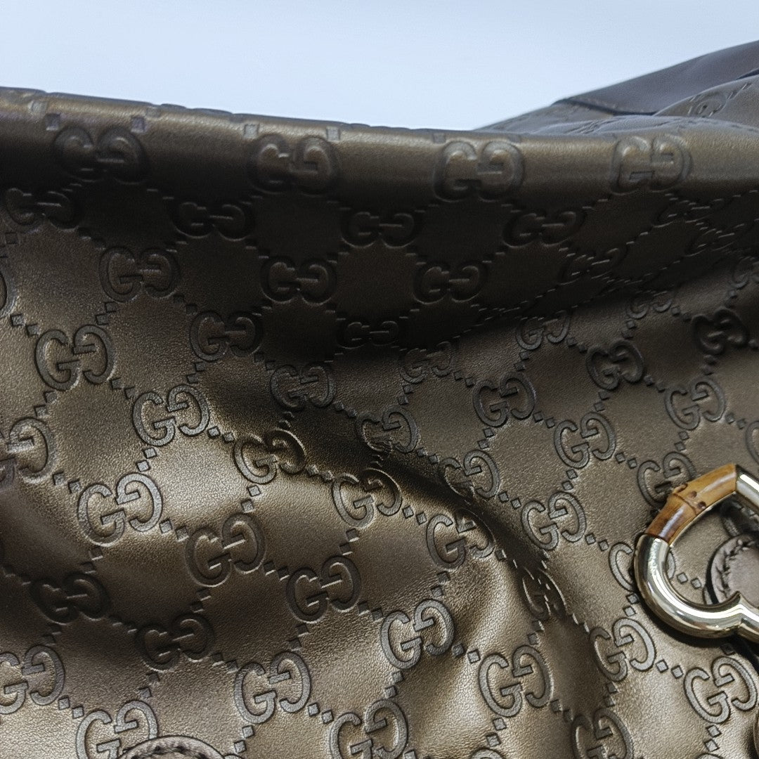 Heart Bit Monogram Calfskin Brown