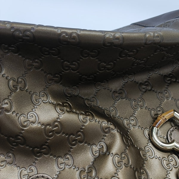 Heart Bit Monogram Calfskin Brown