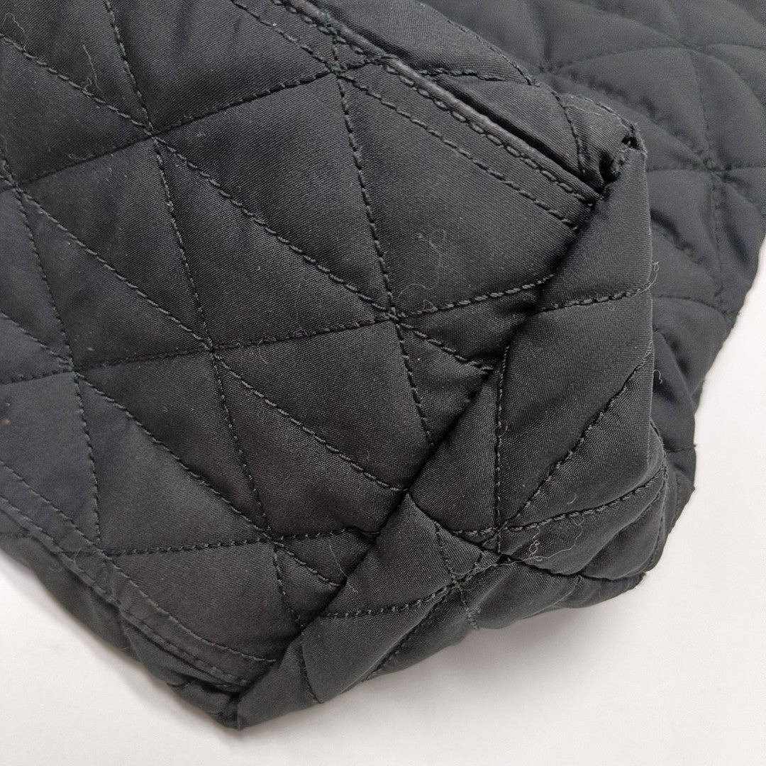 Quilted Nylon Black