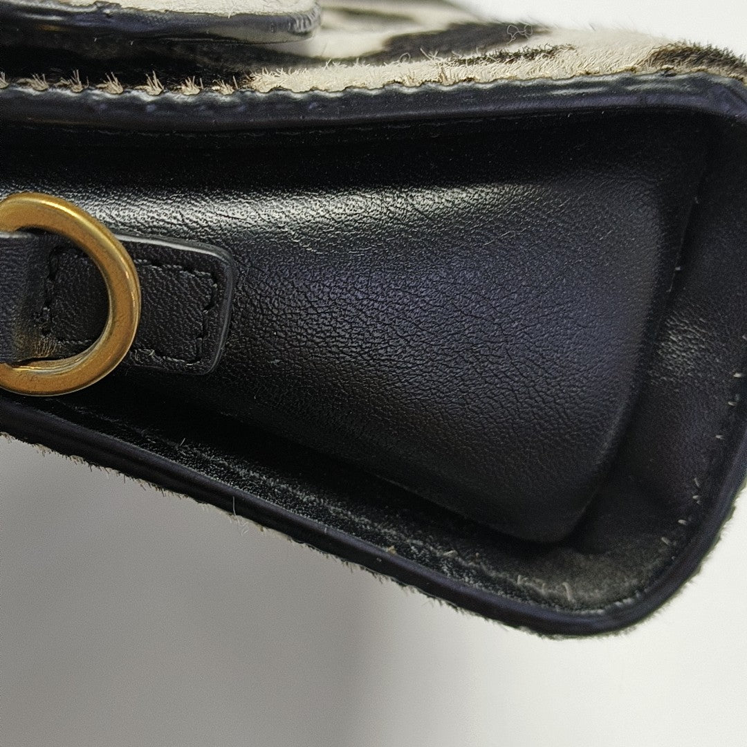 Horsehair Shoulder Bag Multicolor