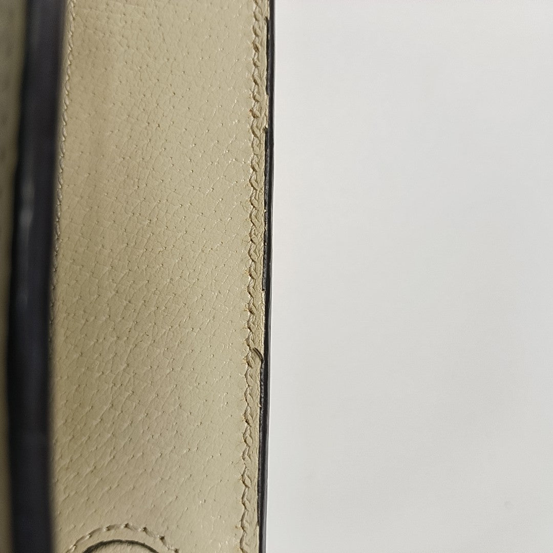 Ophidia Mini Monogram Coated Canvas Beige