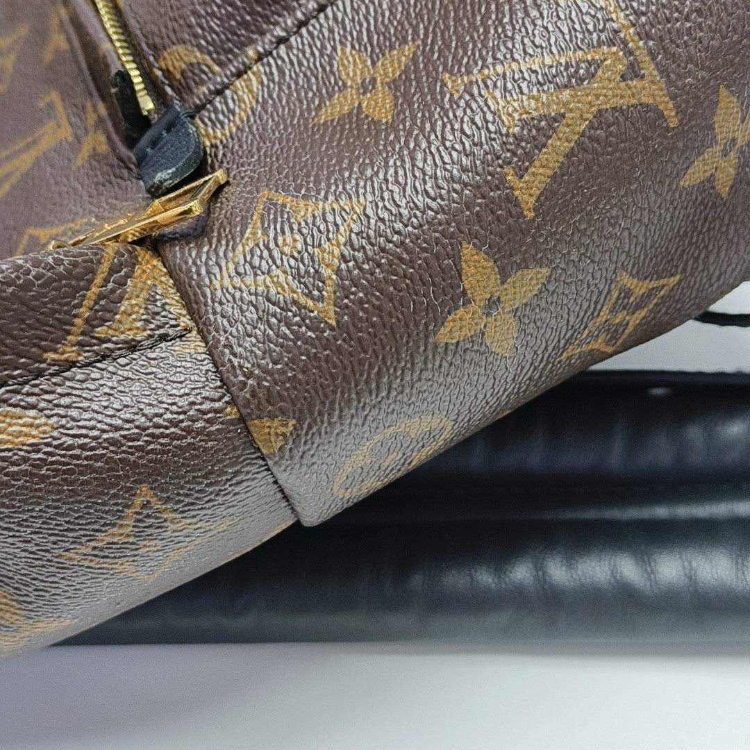 PALM SPRINGS PM Monogram Coated Canvas Brown