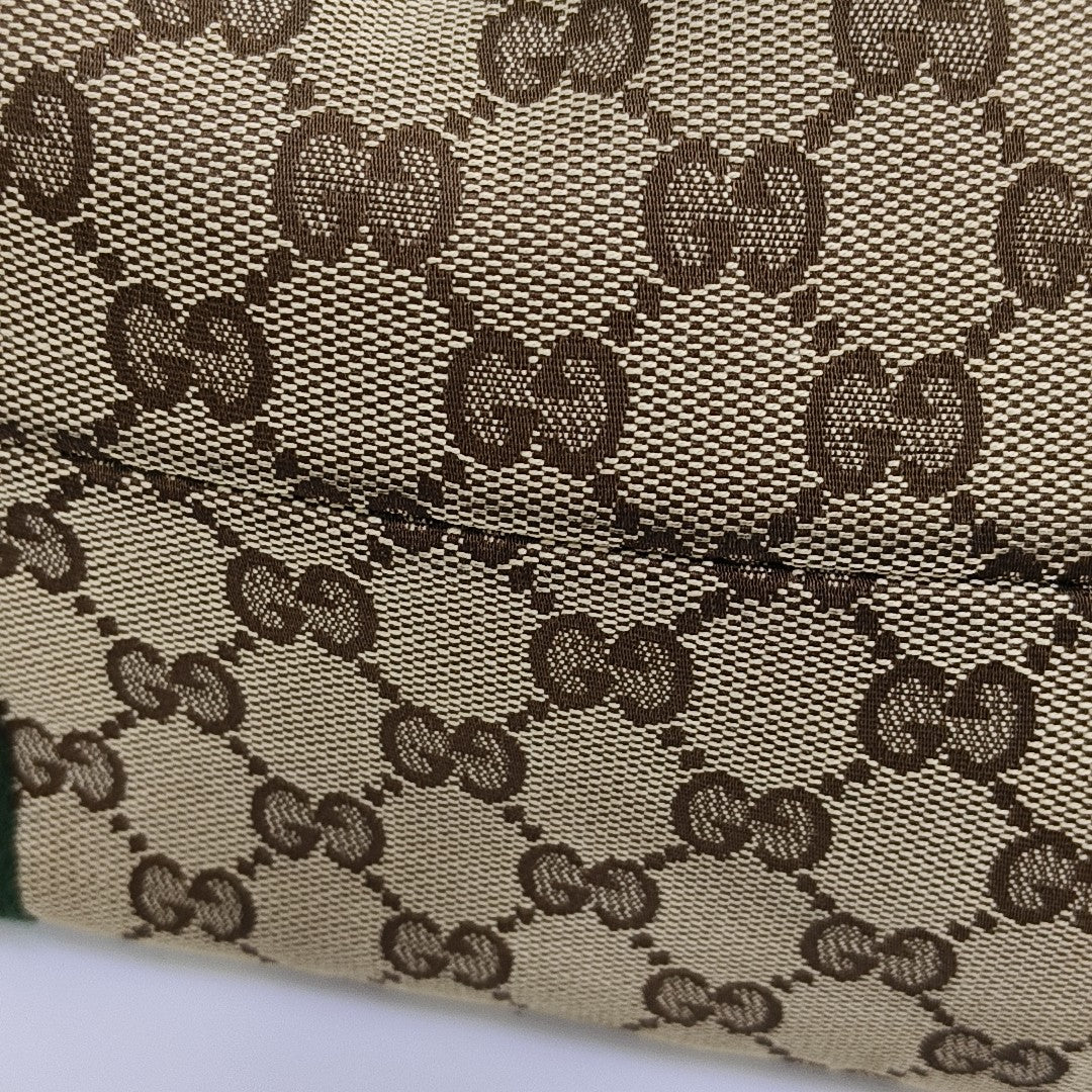 Jolicoeur Medium Monogram Coated Canvas Beige