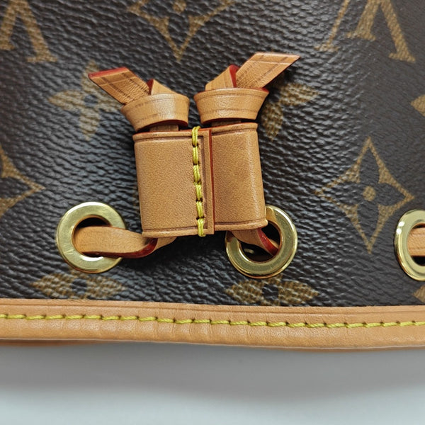 NOÉ Nano Monogram Coated Canvas Brown