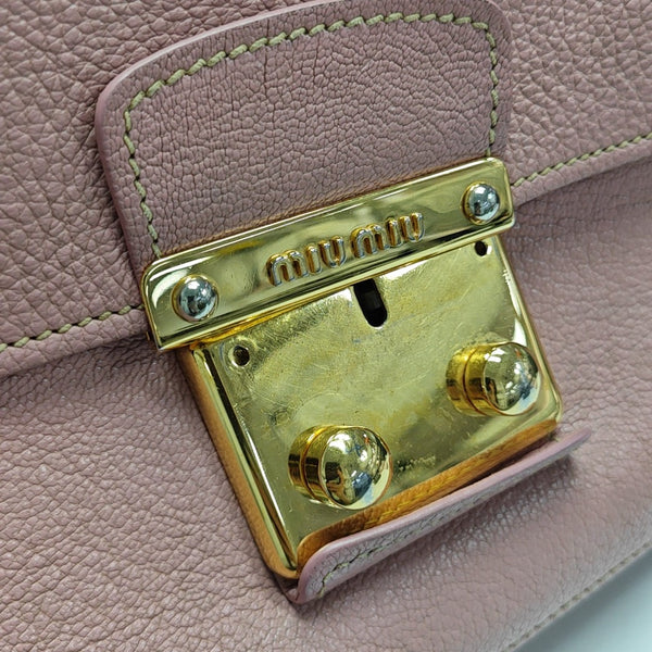 Calfskin Shoulder Bag Pink