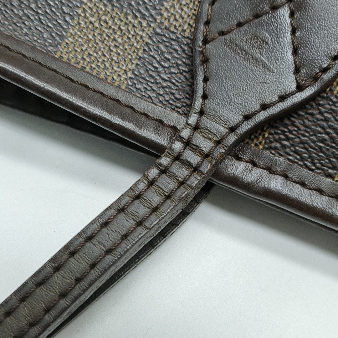 NEVERFULL MM Damier Ebene Coated Canvas Brown