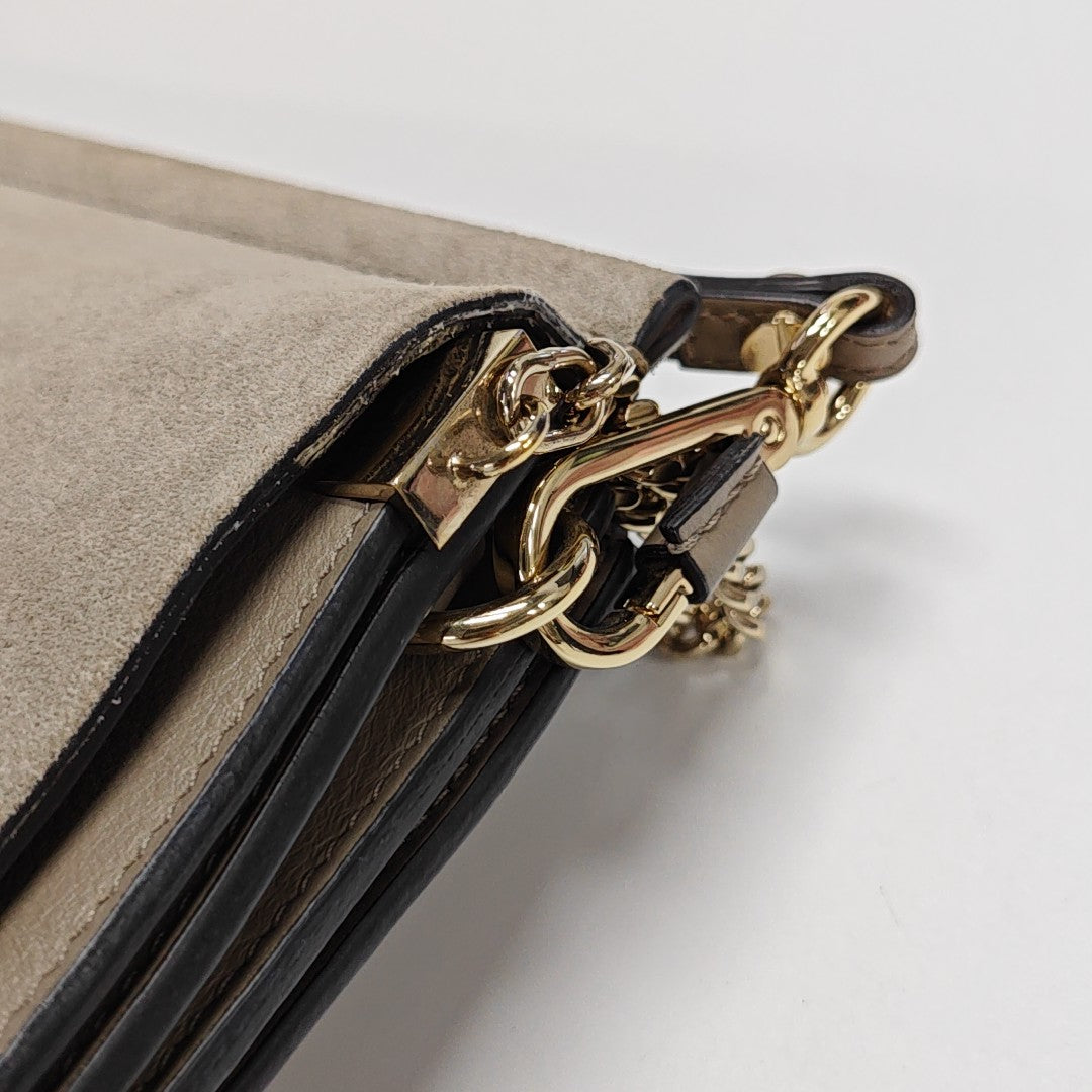 Faye Medium Calfskin Gray