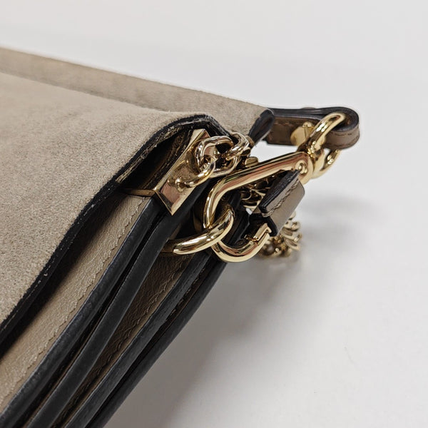 Faye Medium Calfskin Gray
