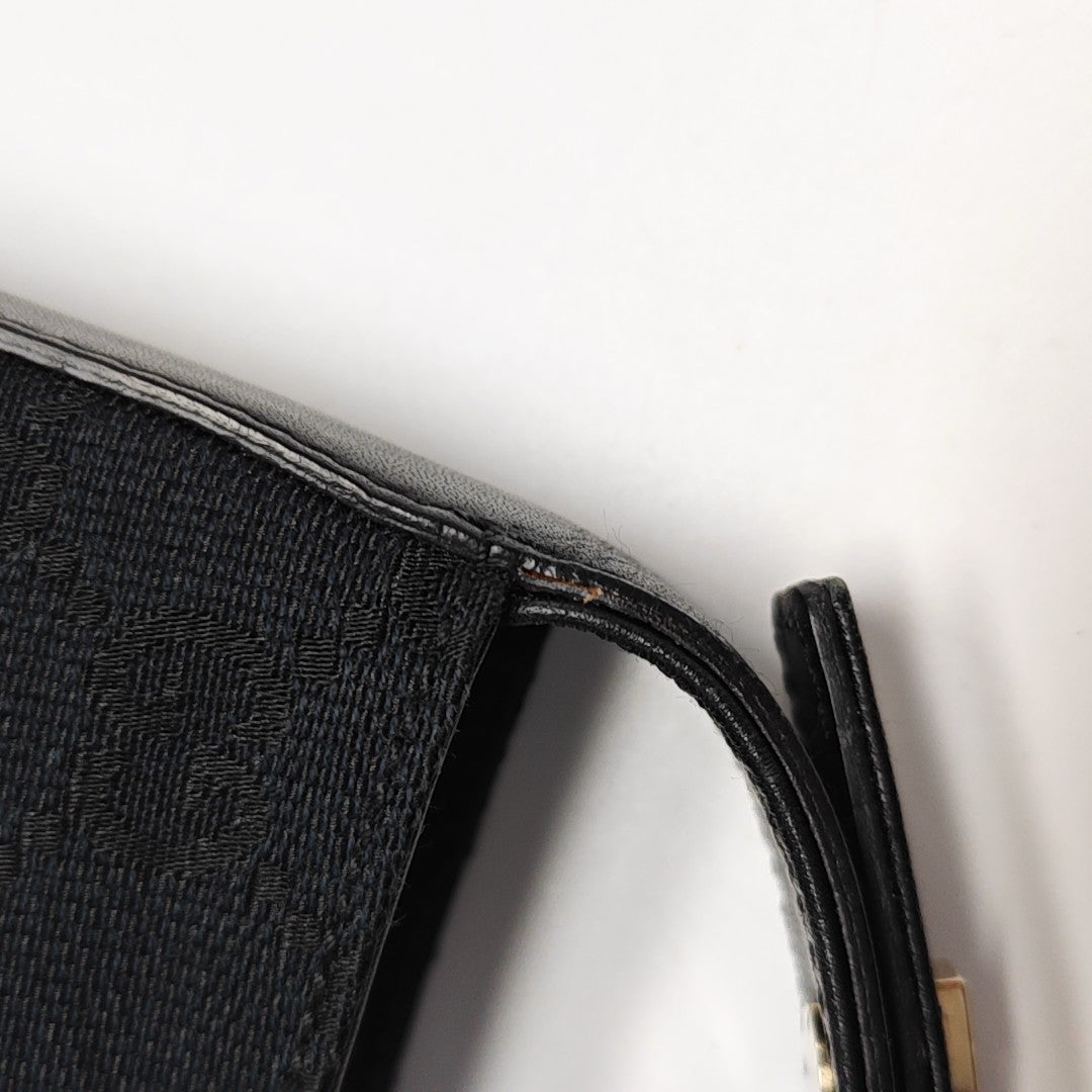 Monogram Canvas Top Handle Bag Black
