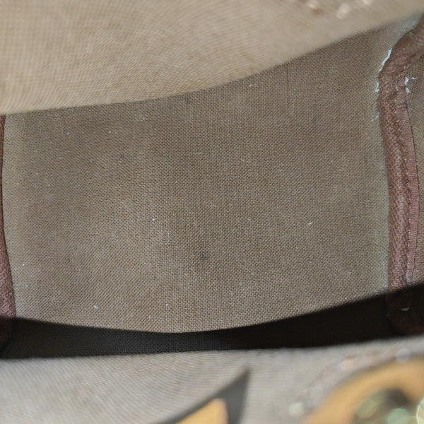SPEEDY Nano Monogram Coated Canvas Brown