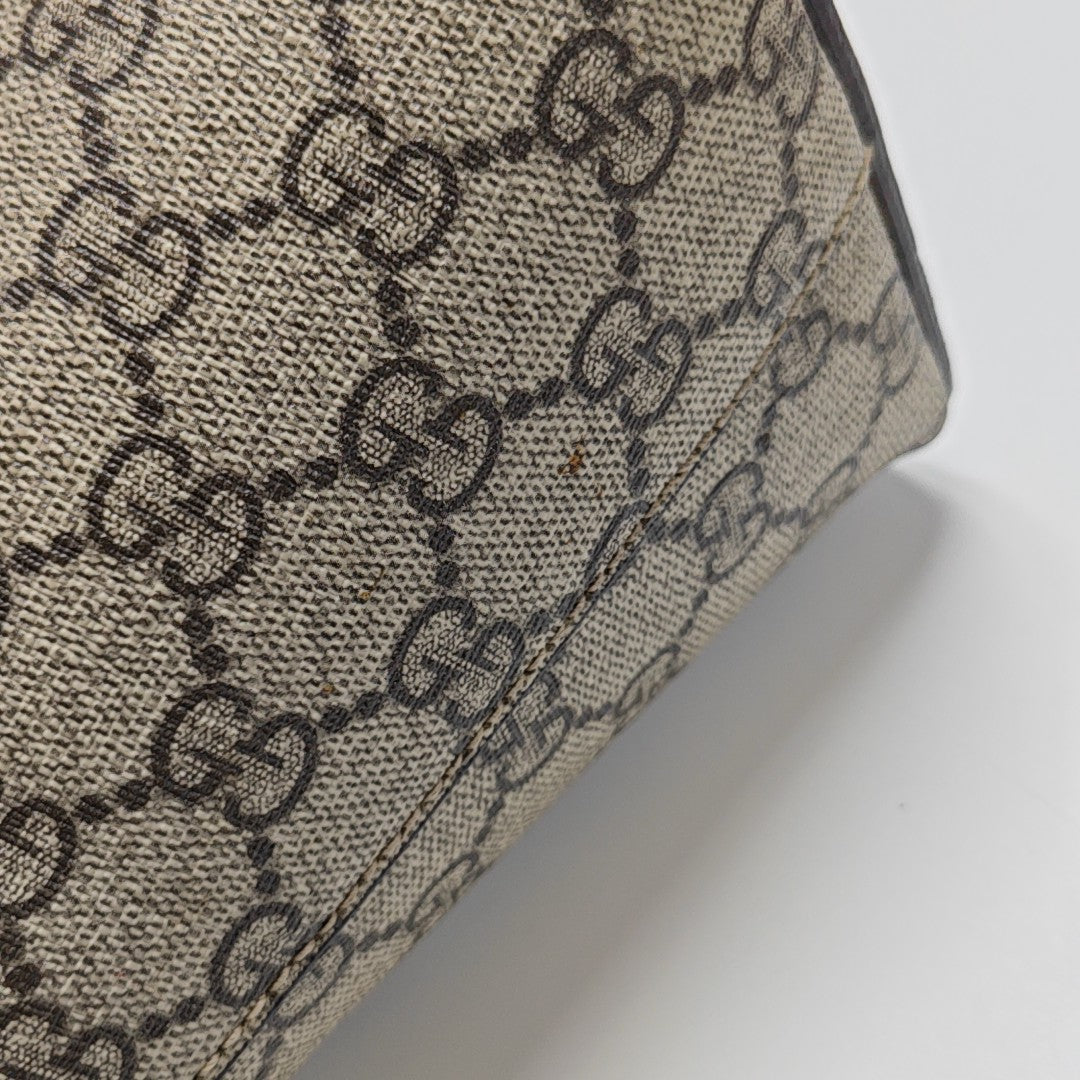 GG Blooms Monogram Coated Canvas Beige