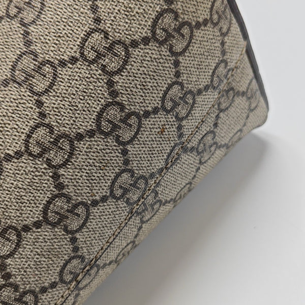 GG Blooms Monogram Coated Canvas Beige