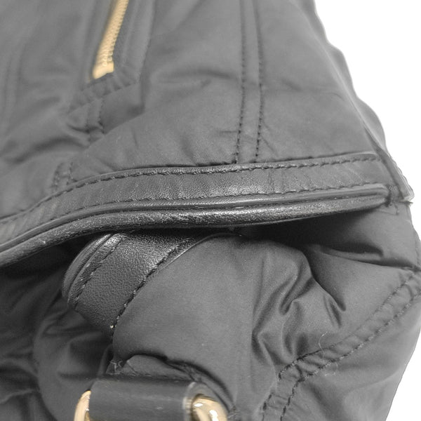 Nylon Shoulder Bag Black