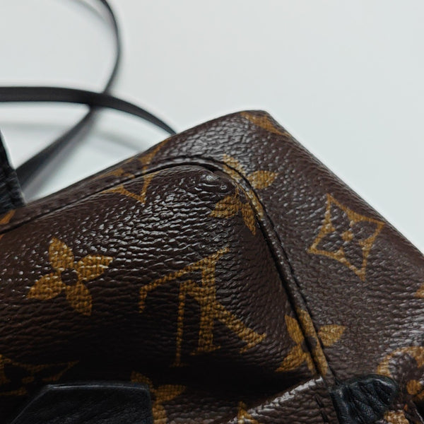 PALM SPRINGS Mini Monogram Coated Canvas Brown
