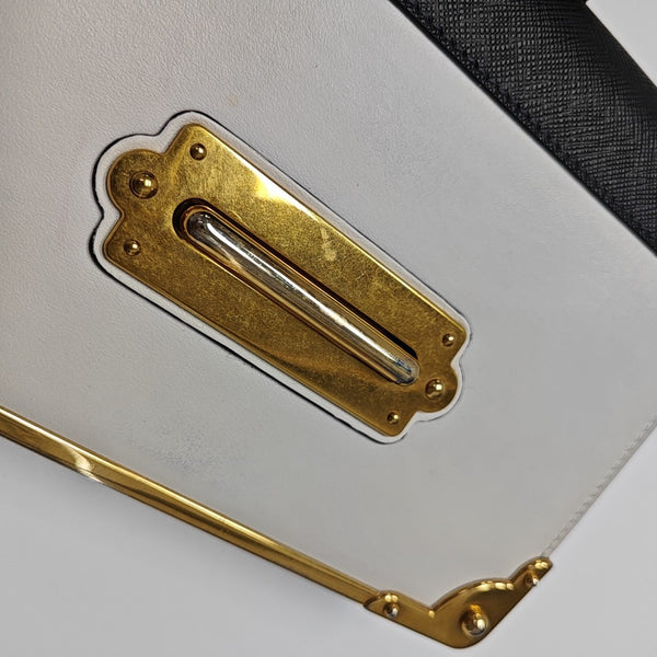 Cahier Saffiano Calfskin White