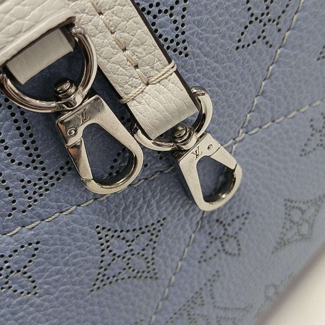 BELLA Monogram Calfskin Blue