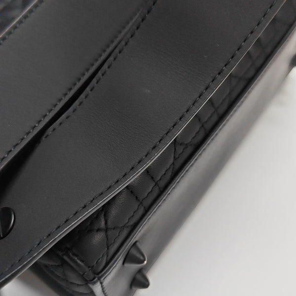 Lady Dior Small Cannage Calfskin Black