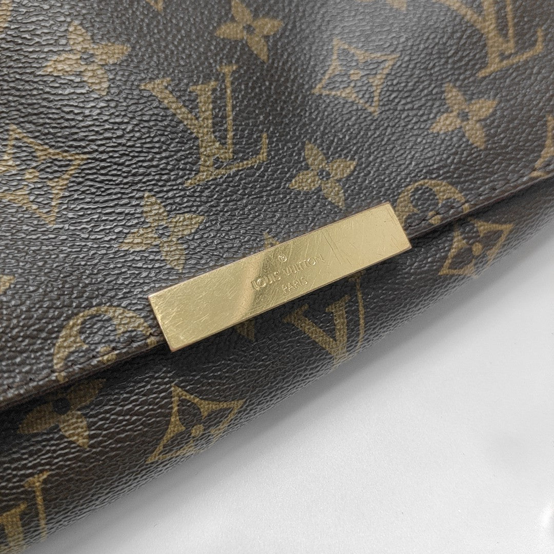 FAVORITE PM Monogram Coated Canvas Brown