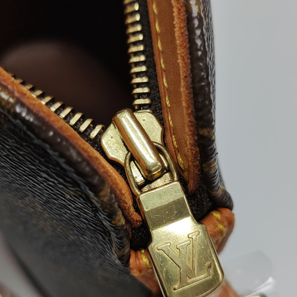 DROUOT Monogram Coated Canvas Brown