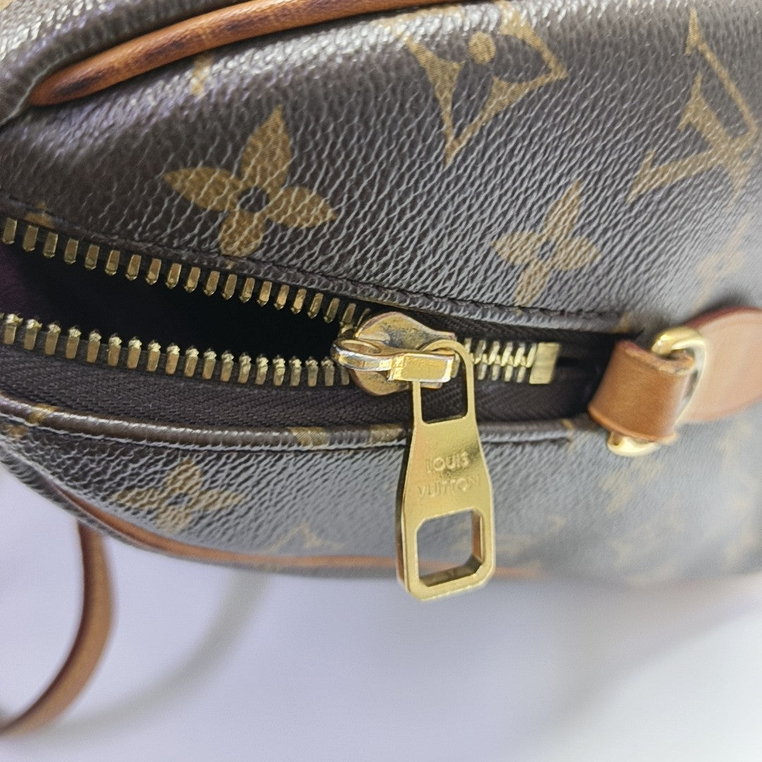 RETIRO NM Monogram Coated Canvas Brown