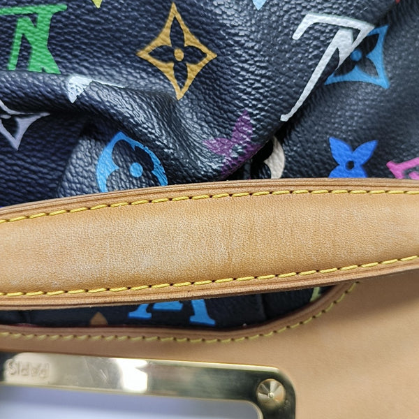 JUDY PM Monogram Coated Canvas Black