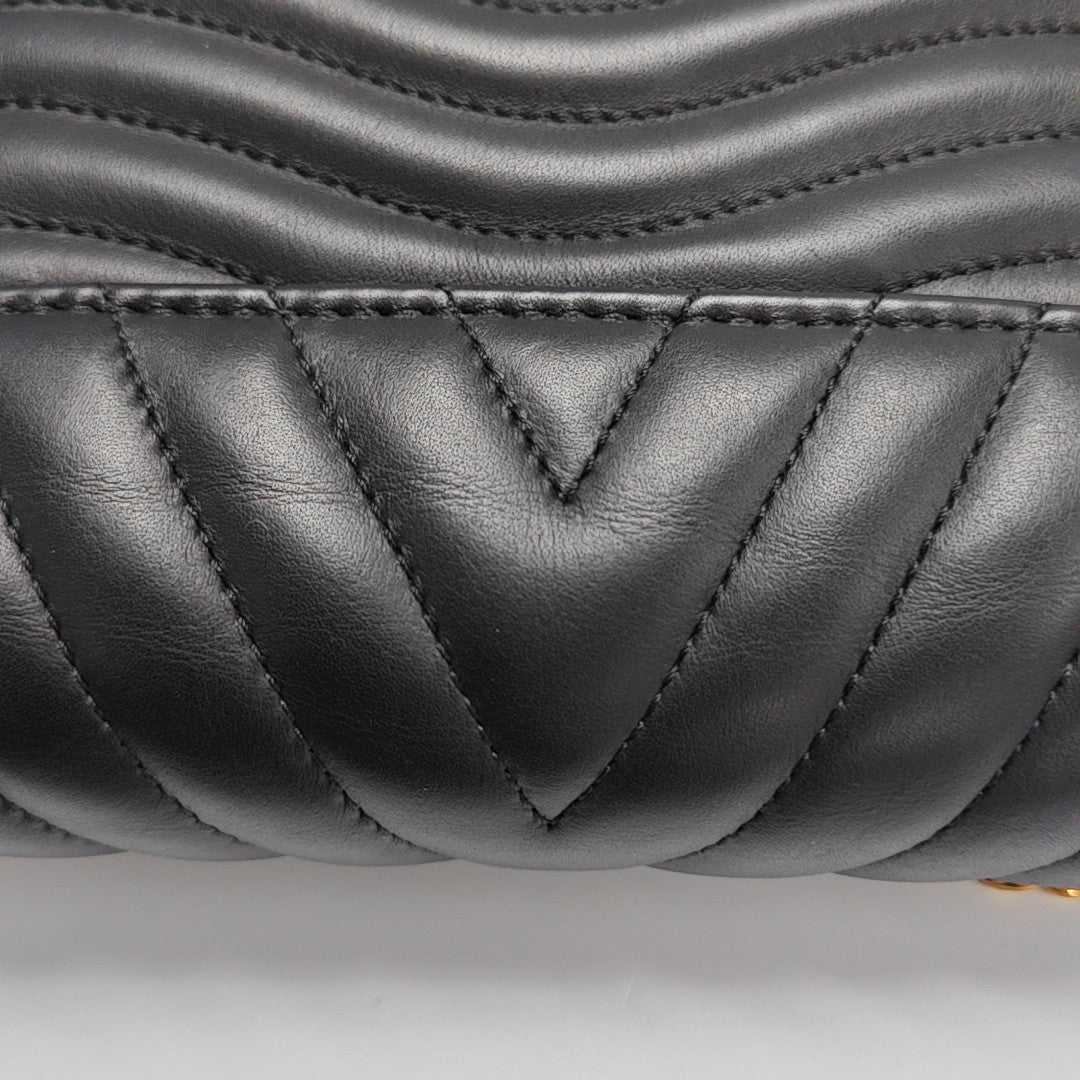 NEW WAVE Quilted Calfskin Black