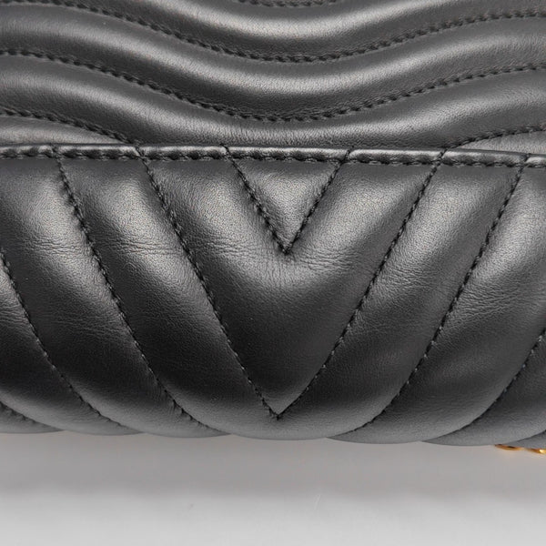 NEW WAVE Quilted Calfskin Black