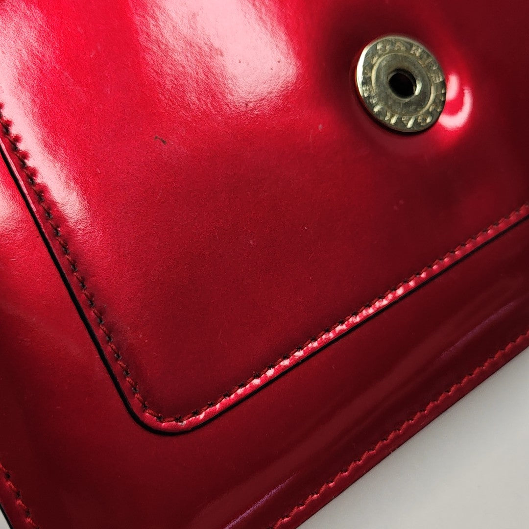 SERPENTI FOREVER Small Patent Leather Red