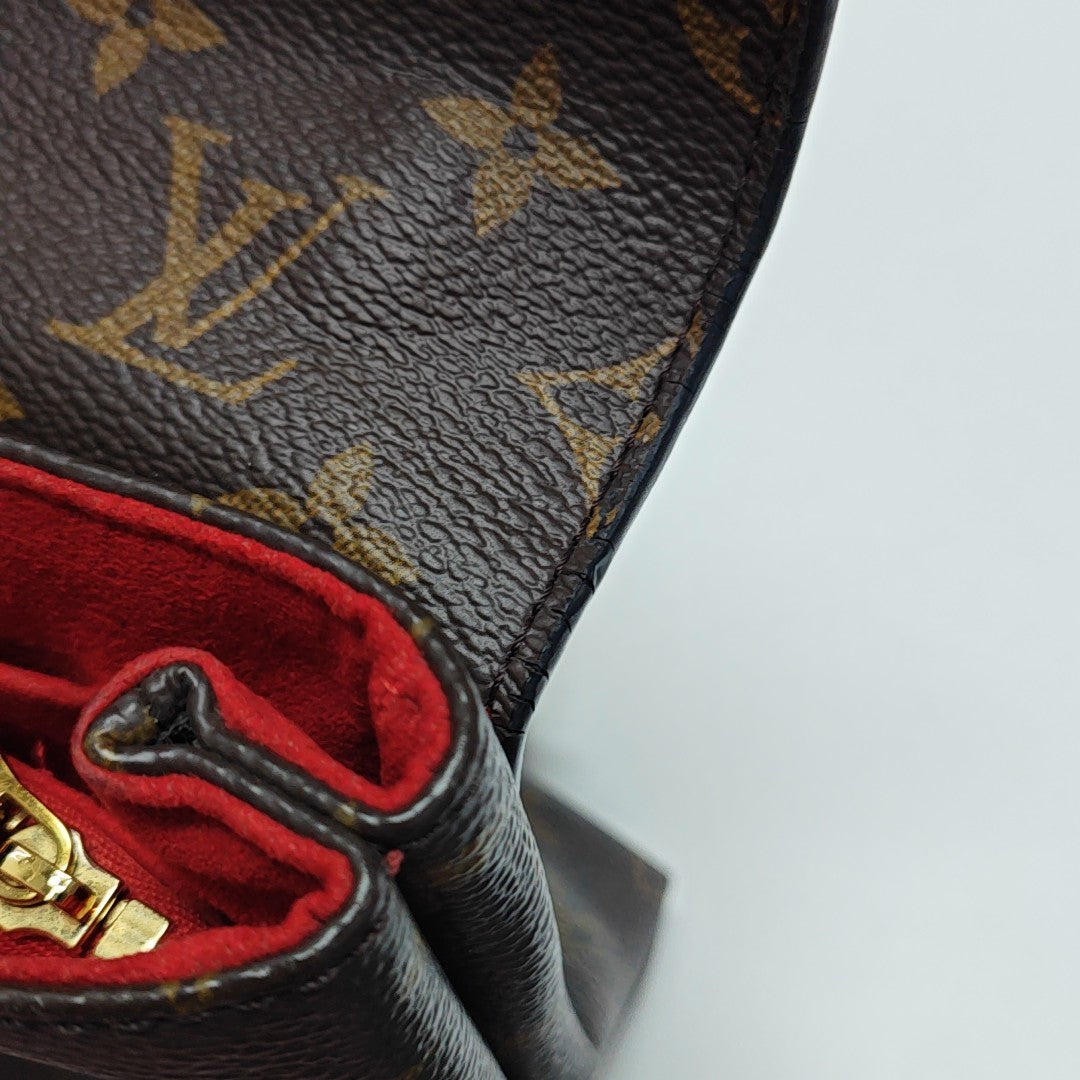 SAINT PLACIDE Monogram Coated Canvas Brown