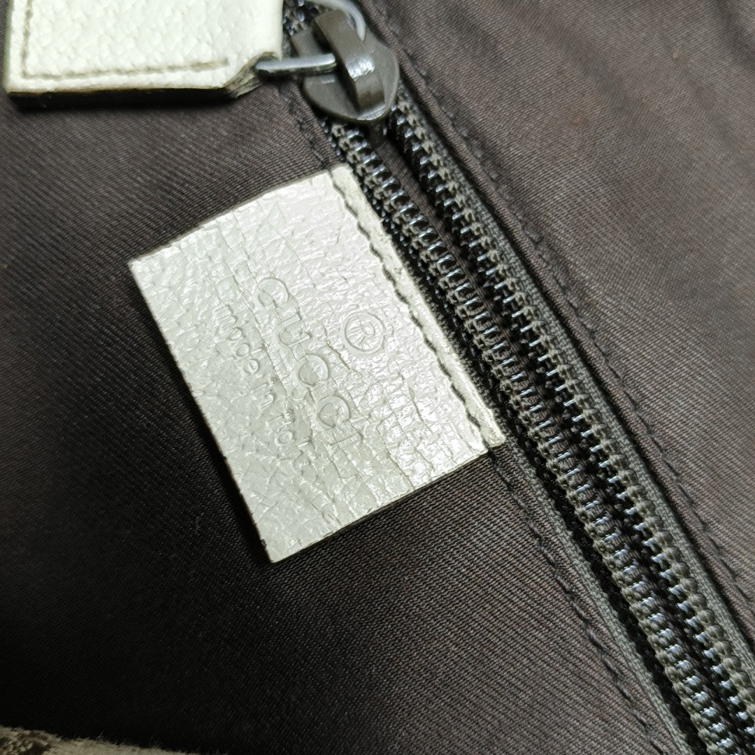 Monogram Canvas Crossbody Bag Beige