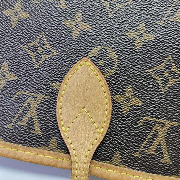 NEVERFULL MM Monogram Coated Canvas Brown
