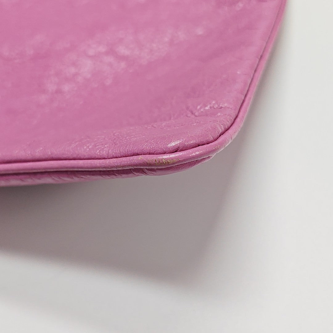 Calfskin Clutch Pink