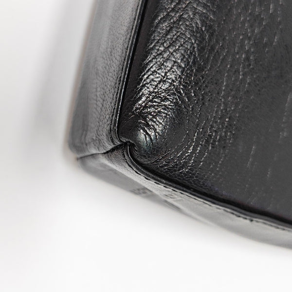Calfskin Shoulder Bag Black