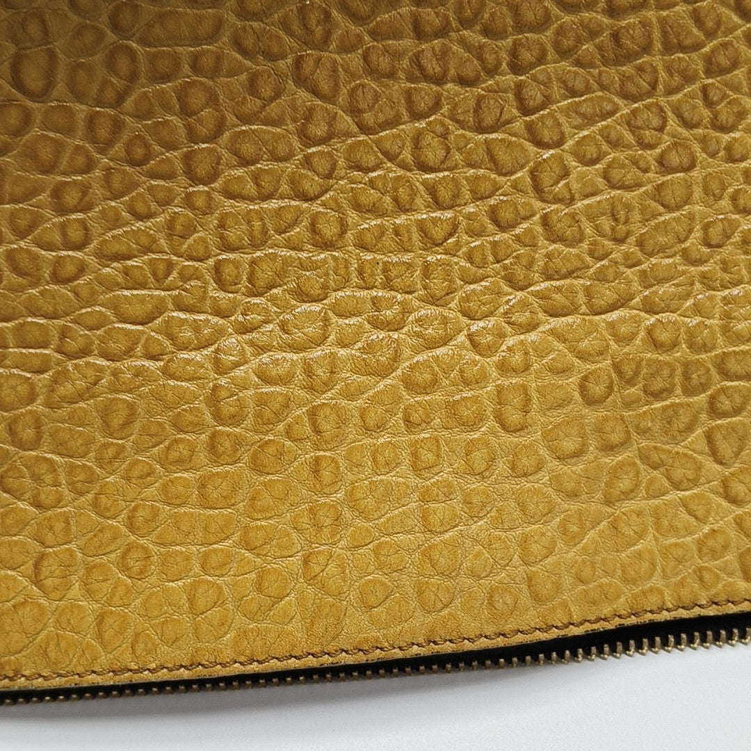 Calfskin Crossbody Bag Yellow