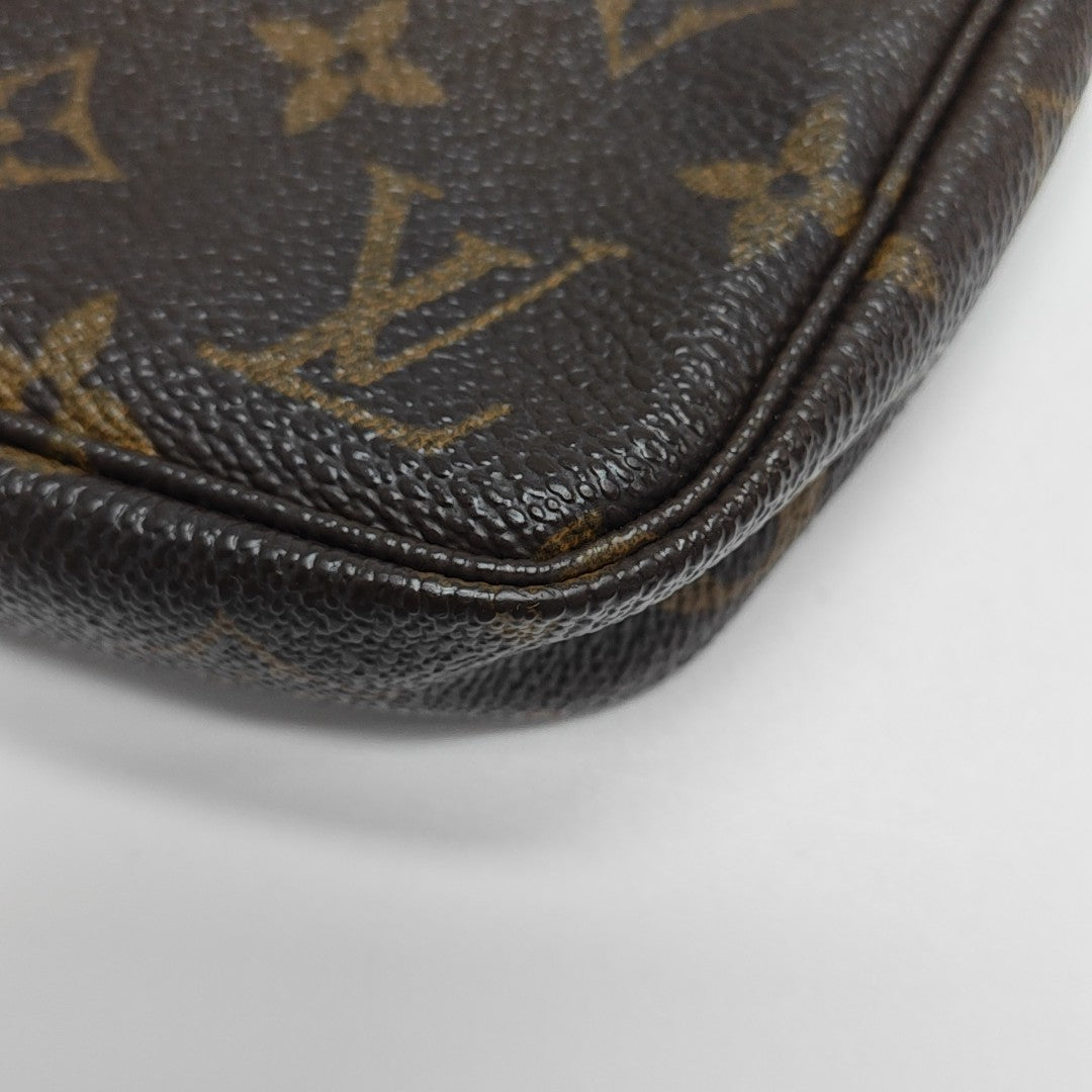 ACCESSOIRES Monogram Coated Canvas Brown