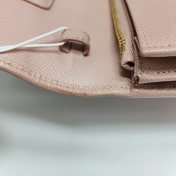 Saffiano Calfskin Crossbody Bag Pink
