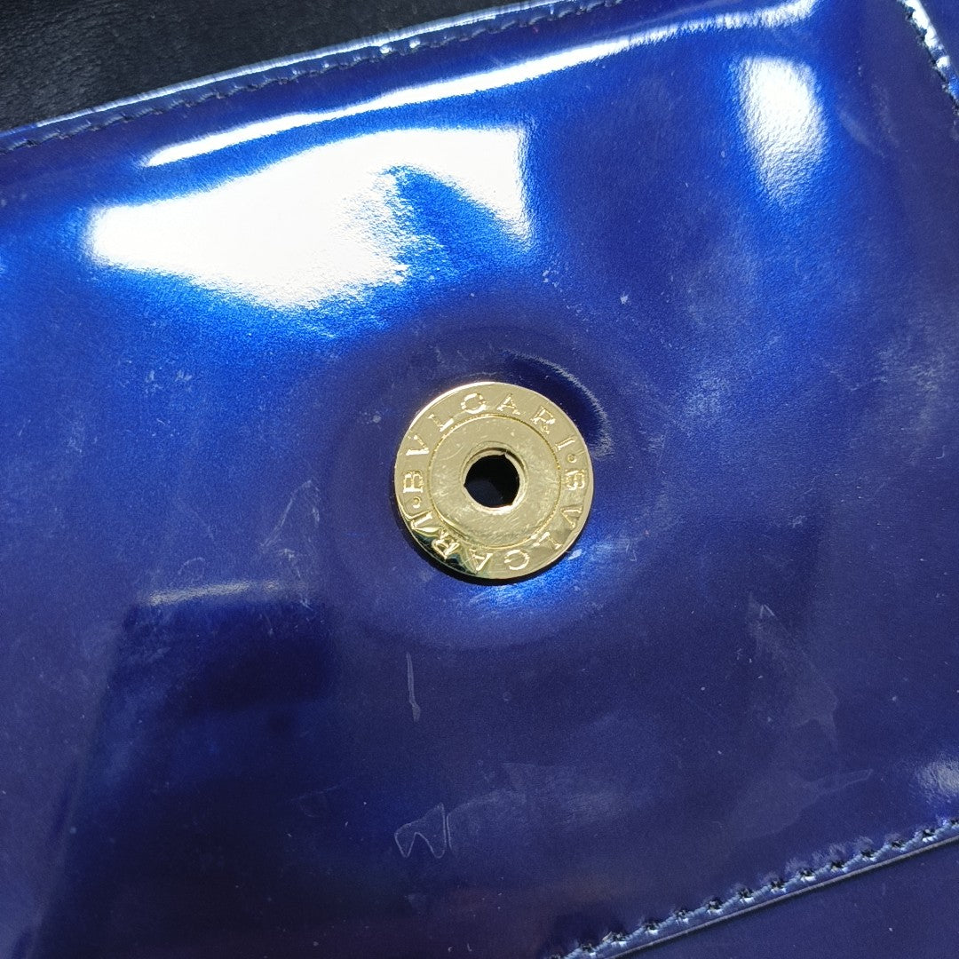 SERPENTI FOREVER Medium Patent Leather Blue